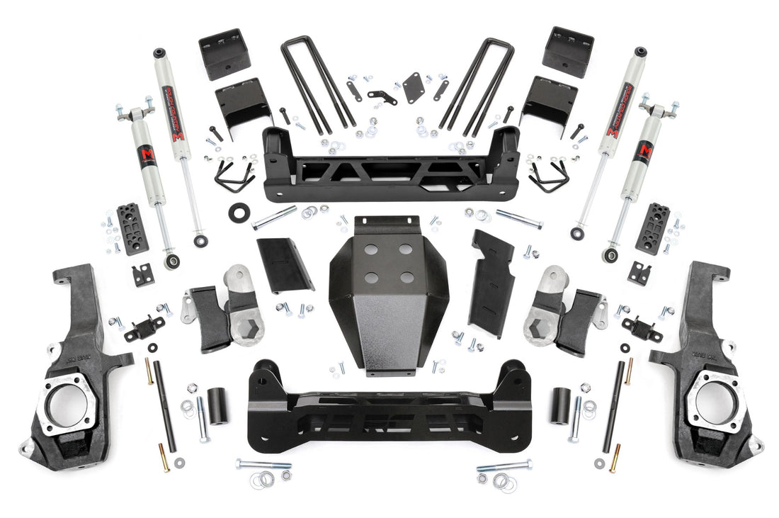 Rough Country 7.5 Inch Lift Kit | Chevy/GMC 2500HD/3500HD (11-19) - M1 Monotube