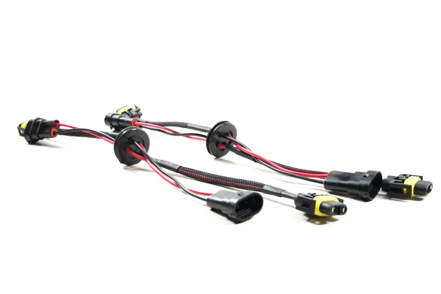 Harness: H-Series housing pass-through cables w/ grommet (H11)(2x) - Trucks R Us