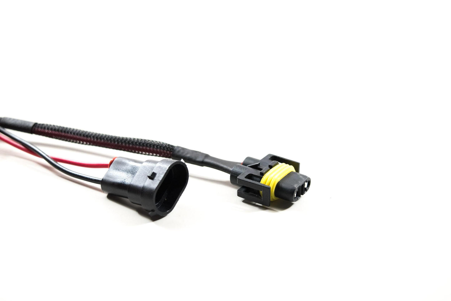 Harness: H-Series housing pass-through cables w/ grommet (9006) - Trucks R Us