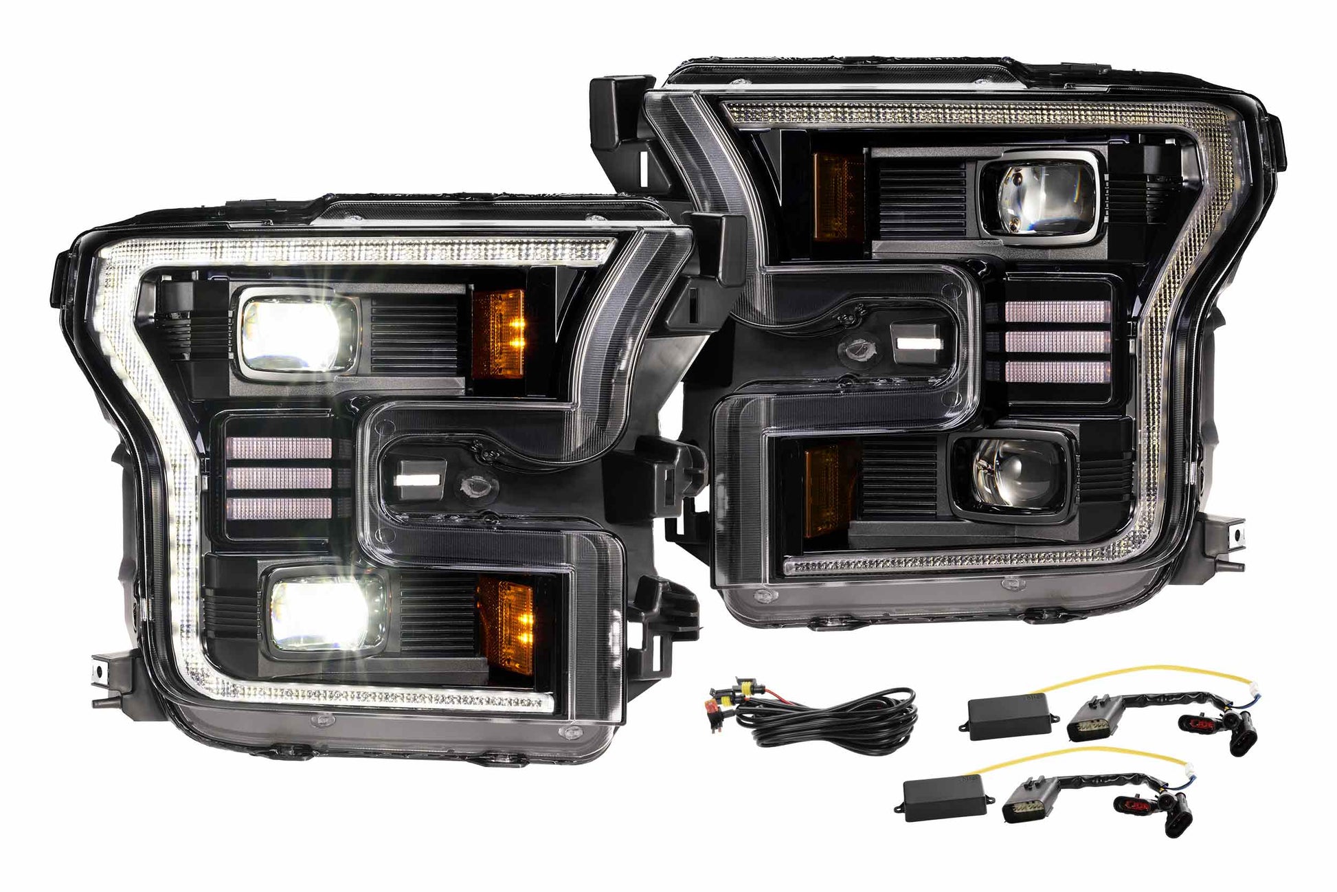 XB Hybrid LED Headlights: Ford F-150 (15-17 / Set) - Trucks R Us