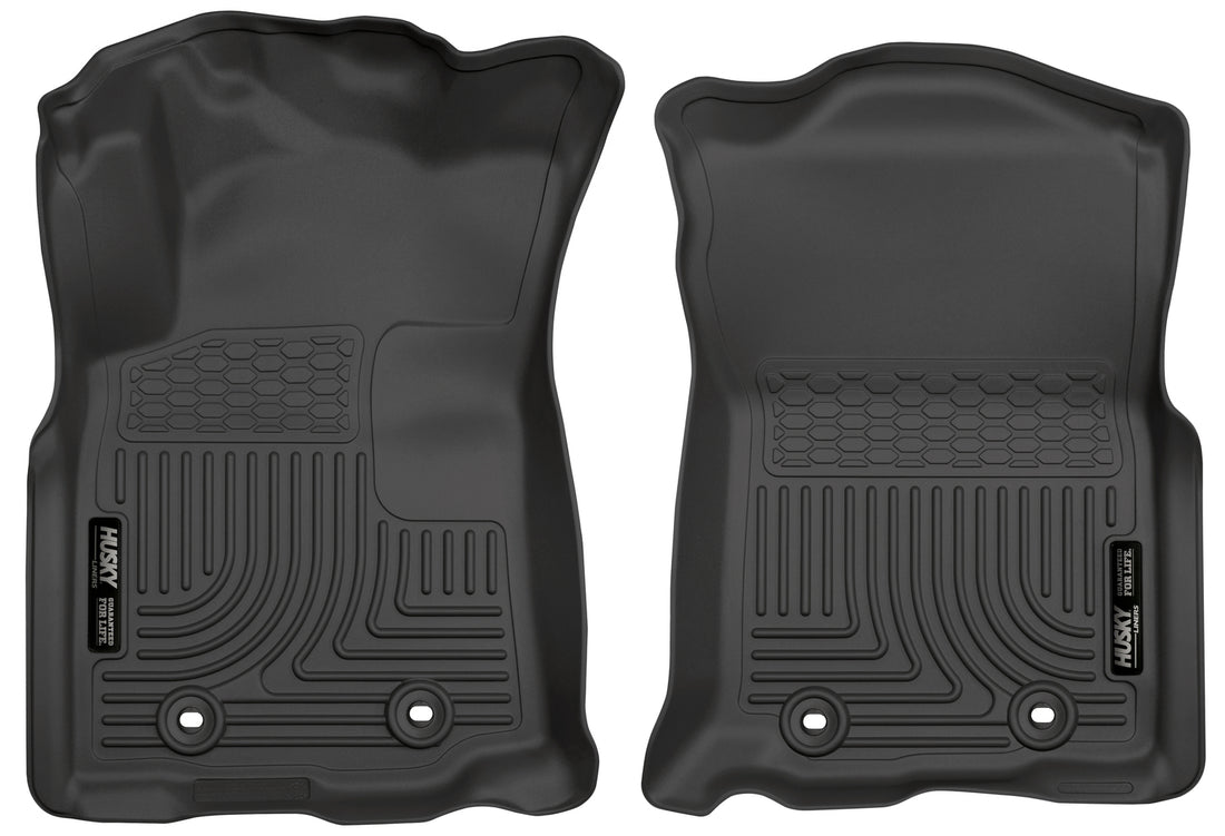 Husky Liners WeatherBeater Front Floor Liners - 2 Piece Fits 2018-2023 Toyota Tacoma