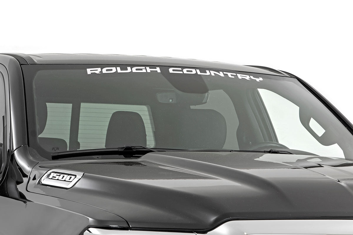 Rough Country Window Decal (35in) - White