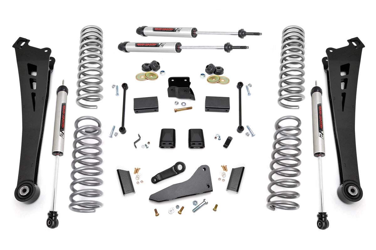 Rough Country (36870) 5 Inch Lift Kit | Diesel | Dual Rate Coils | V2 | Ram 2500 (14-18)