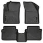 Husky Liners WeatherBeater Front & Second Seat Floor Liners - 4 Piece Fits 2011-2014 Chrysler 200, Dodge Avenger