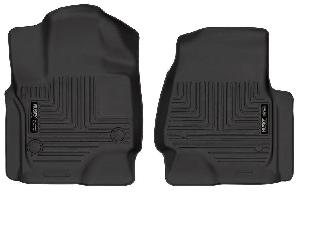 Husky Liners WeatherBeater Front Floor Liners - 2 Piece Fits 2018-2024 Ford Expedition, Lincoln Navigator