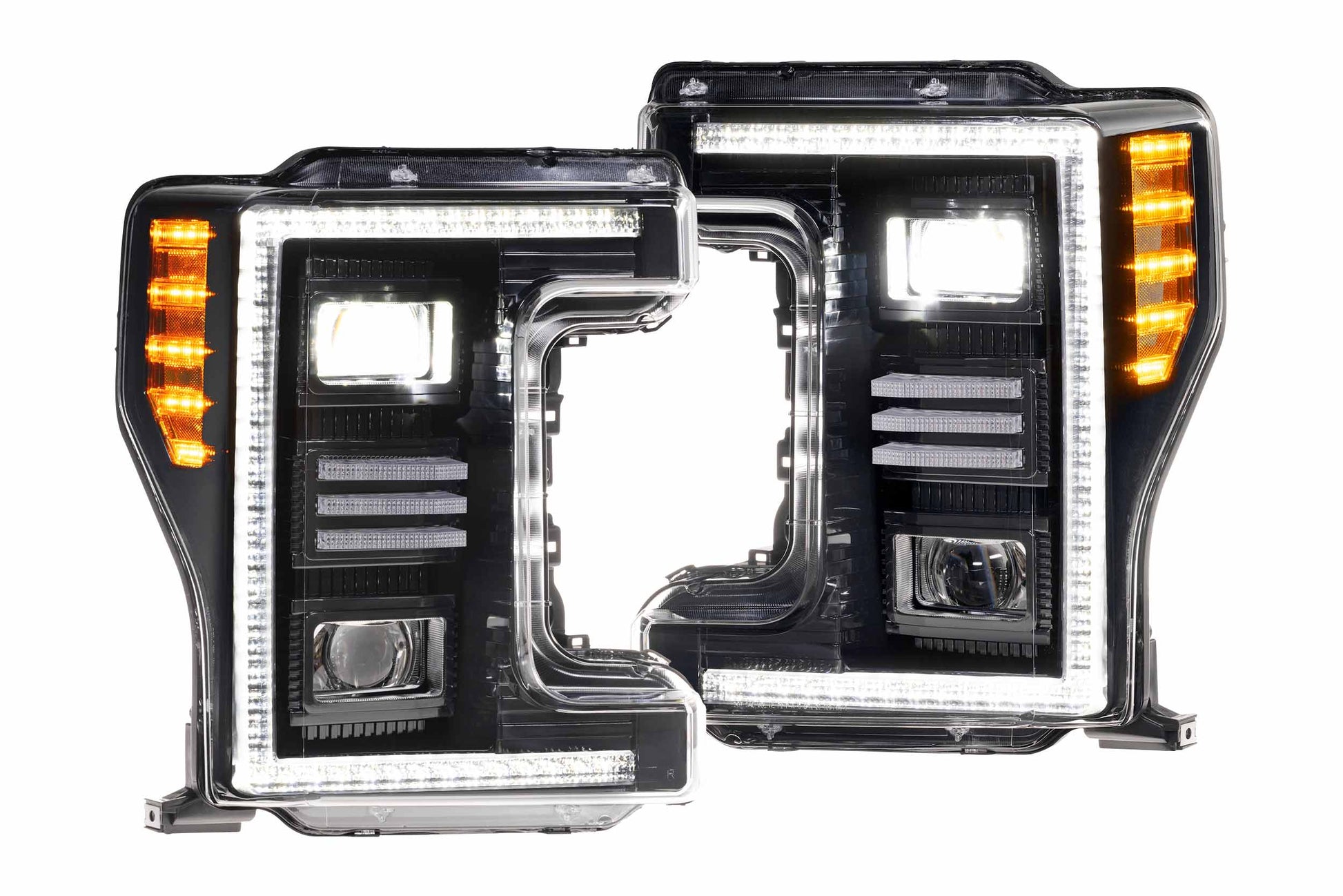 XB Hybrid LED Headlights: Ford Super Duty (17-19 / Set) - Trucks R Us