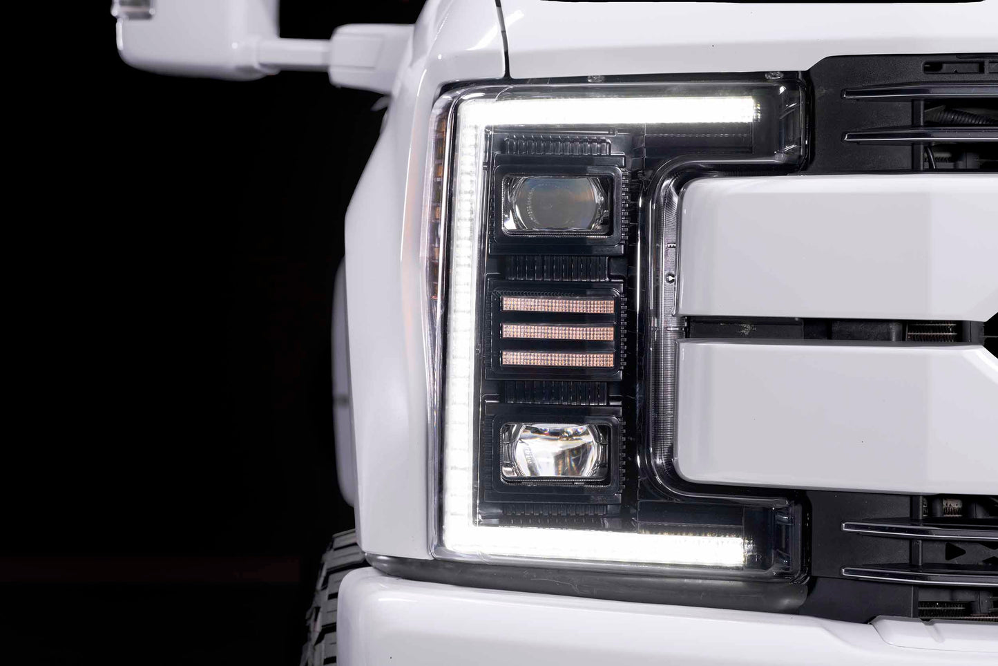 XB Hybrid LED Headlights: Ford Super Duty (17-19 / Set)