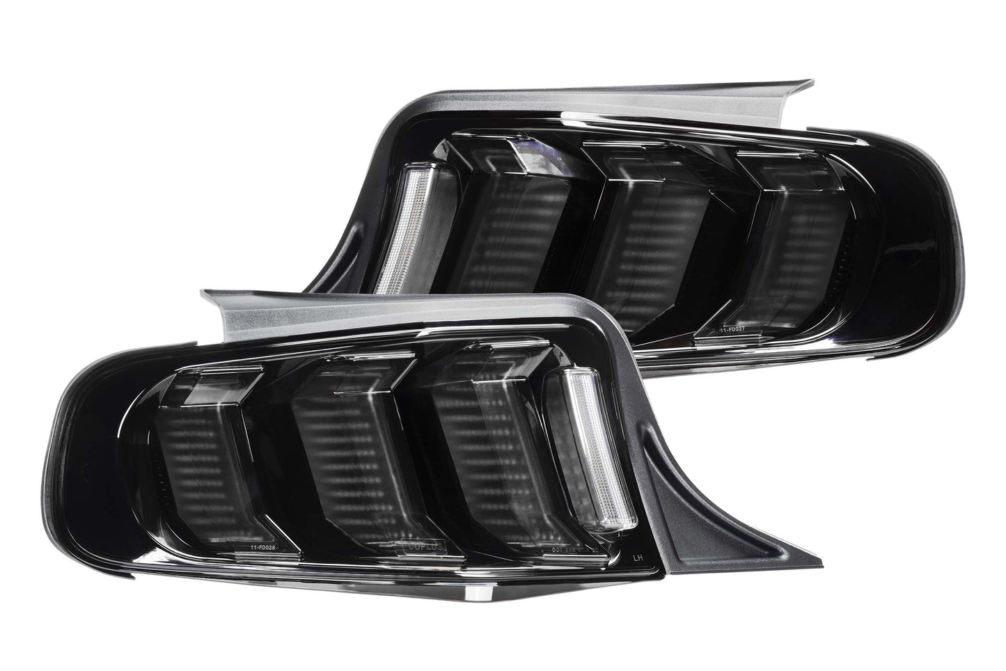 XB LED Tail Lights: Ford Mustang (10-12 / Smoked Lens / Set)