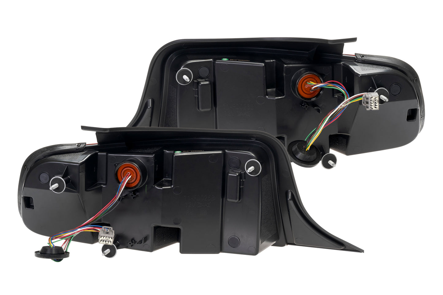 XB LED Tail Lights: Ford Mustang (10-12 / Red Lens / Set)