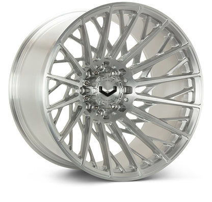 Vossen VFX-02T Wheel | 20x9.5 | +15mm | 6x5.5 (6x139.7) Bolt Pattern - Brushed Gloss Clear