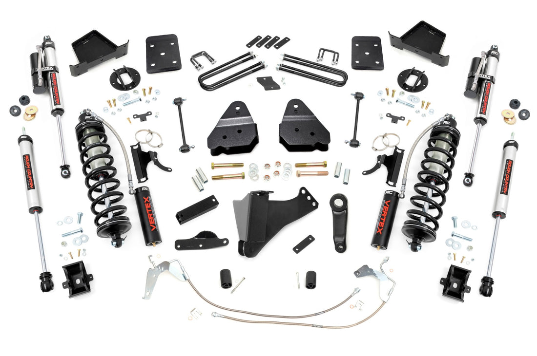 Rough Country 4.5 Inch Lift Kit | Ford F-250/F-350 Super Duty (08-10) - Vertex Reservoir Shocks