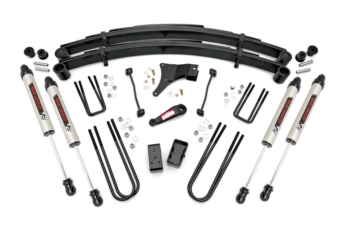 Rough Country 4 Inch Lift Kit | Ford F-250/F-350 Super Duty 4WD (1999) - V2 Monotube