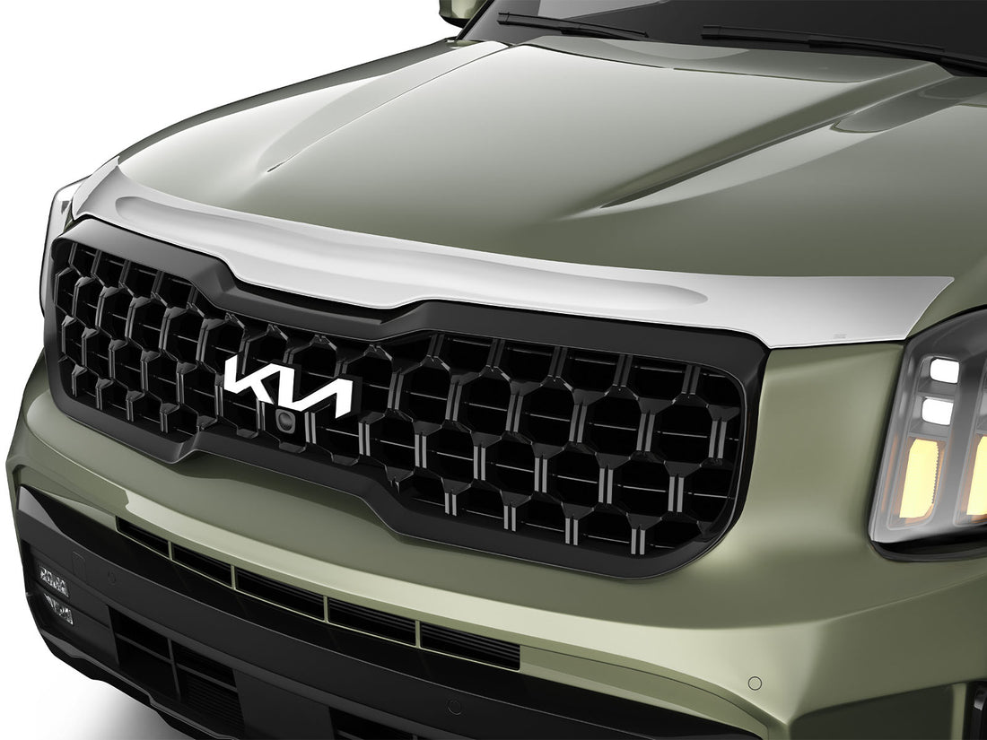 Husky Liners Chrome Aeroskin Low Profile Hood Protector Fits 2020-2025 Kia Telluride