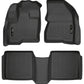 Husky Liners WeatherBeater Front & Second Seat Floor Liners - 3 Piece Fits 2009-2019 Ford Flex, 2010-2019 Lincoln MKT