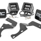 Rough Country LED Ditch Light Kit | Toyota 4Runner (2010-2024) - Black Series w/ Spot Beam
