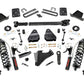 Rough Country 4.5 Inch Lift Kit | Ford F-250/F-350 Super Duty 4WD (2017-2022) - 4in Diameter / V2 Monotube Shocks / Yes
