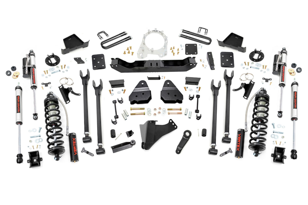 Rough Country 6 Inch Lift Kit | Ford F-250/F-350 Super Duty (17-22) - Yes / 3.5in Diameter / Vertex Reservoir Shocks, Includes Front Driveshaft: No