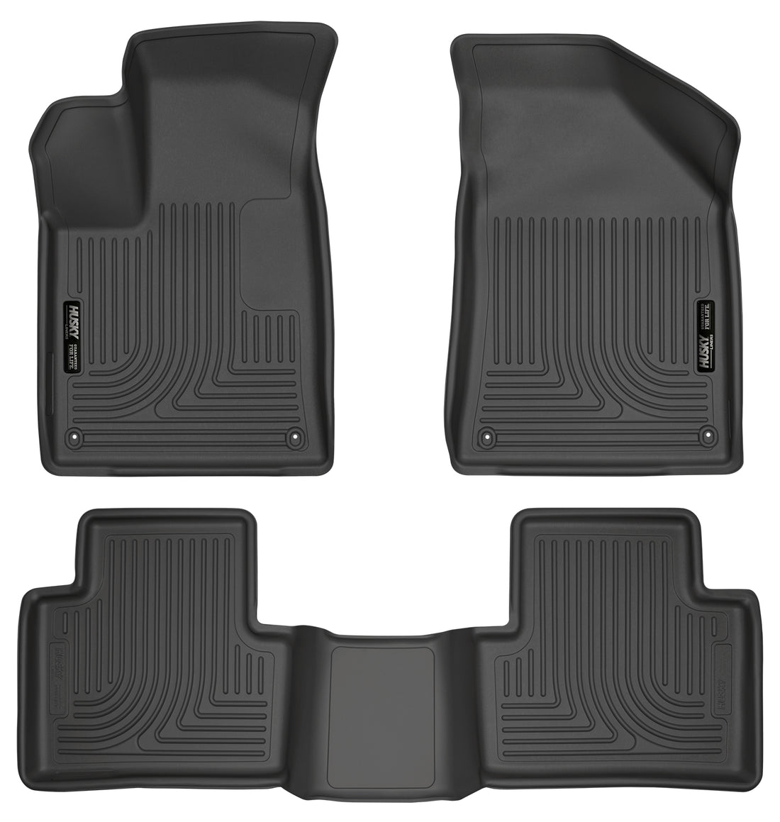 Husky Liners WeatherBeater Front & Second Seat Floor Liners - 3 Piece Fits 2015-2016 Chrysler 200