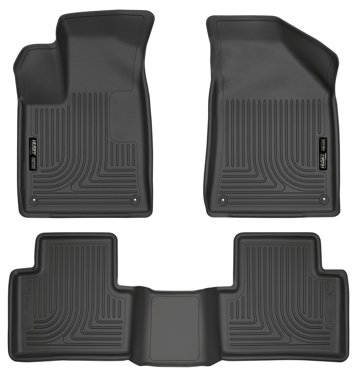 Husky Liners WeatherBeater Front & Second Seat Floor Liners - 3 Piece Fits 2015-2016 Chrysler 200