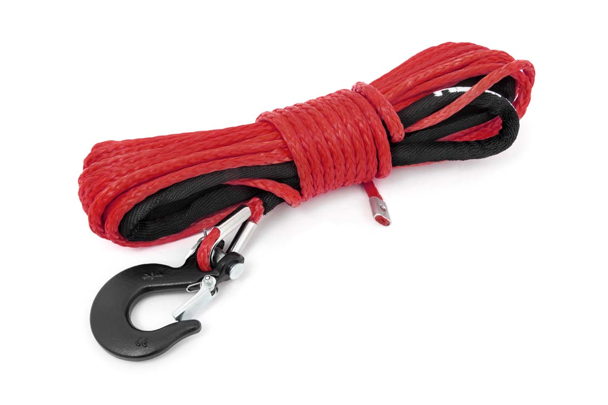 Rough Country 1/4in Synthetic Winch Rope | UTV, ATV