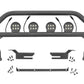 Rough Country Nudge Bar | Ford Bronco 4WD (2021-2026) - 3.5" Round w/ Amber DRL
