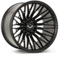 Vossen VFX-04 Wheel | 24x14 | +44mm | 6x135 Bolt Pattern - Mega Deep / Satin Black