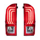 XB LED Tail Lights: Toyota Tacoma (16-23 / Red Lens / Set)
