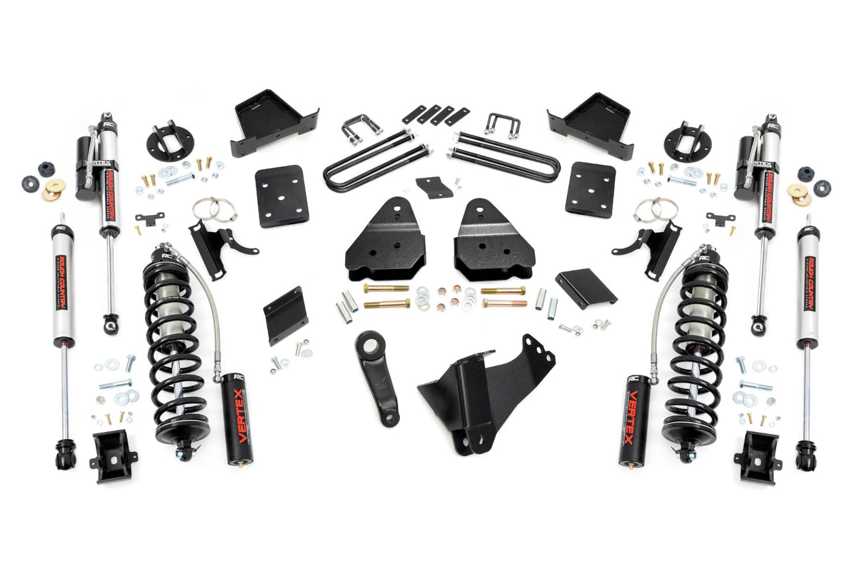 Rough Country 4.5 Inch Lift Kit | Ford F-250 Super Duty 4WD (2011-2014) - Yes / Vertex Reservoir Shocks