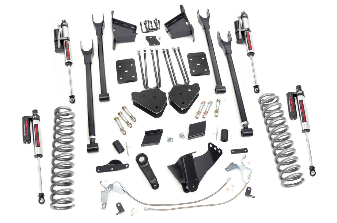 Rough Country 6 Inch Lift Kit | Ford F-250 Super Duty 4WD (2015-2016) - No / Vertex Reservoir Shocks