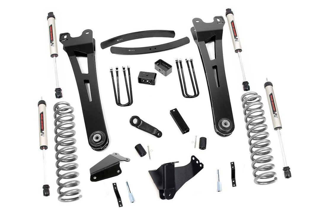 Rough Country 6 Inch Lift Kit | Ford F-250/F-350 Super Duty 4WD (05-07) - Gas / V2 Monotube