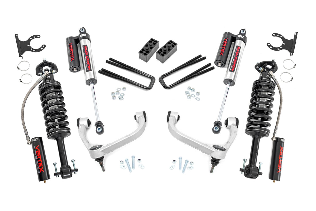Rough Country 3 Inch Lift Kit | Ford F-150 4WD (2014-2020) - Aluminum / Vertex Coilovers w/Vertex Shocks