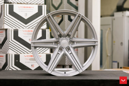 Vossen HF6-2 Wheel | 5x130 Bolt Pattern - Satin Silver / 24x10 / +25mm
