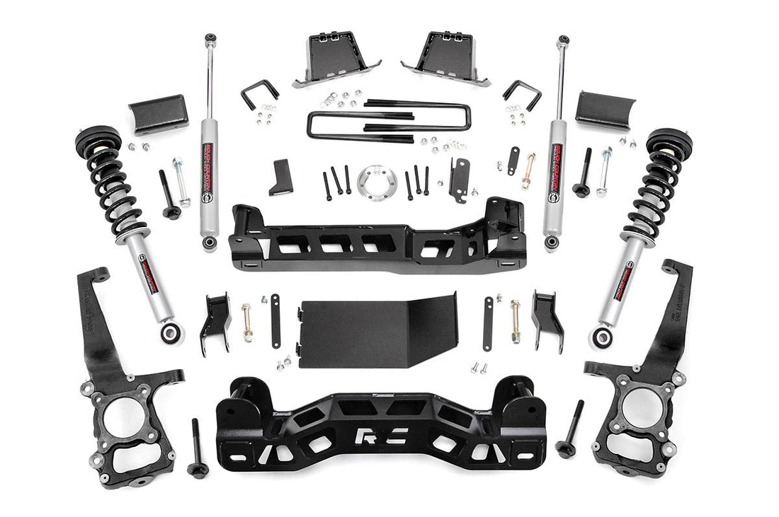 Rough Country 6 Inch Lift Kit | Ford F-150 4WD (2009-2010) - N3 Struts w/N3 Rear Shocks