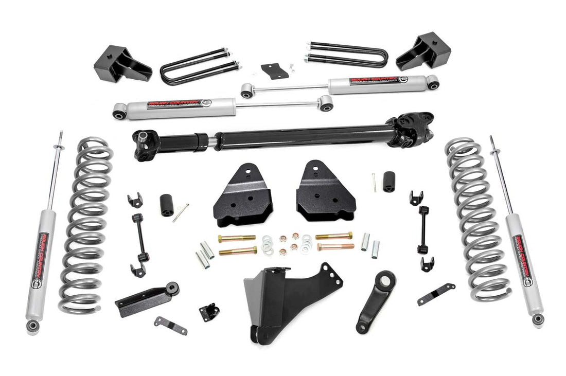 Rough Country 4.5 Inch Lift Kit | Dually | Ford Super Duty 4WD (2017-2022) - Premium N3 / Yes