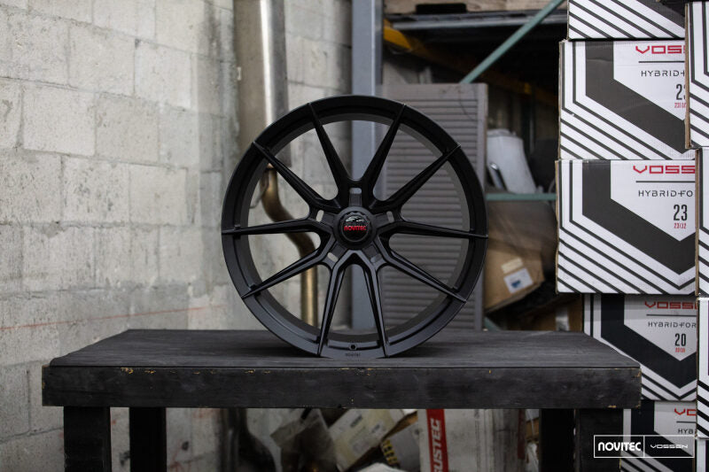 Vossen Novitec NF10 Wheel | 5x4.5 (5x114.3) Bolt Pattern | 22" - Satin Black / 22x9.5 / +34mm Front