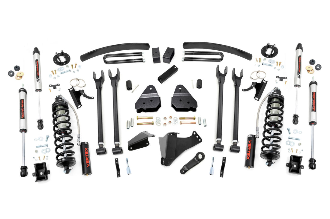 Rough Country 6 Inch Lift Kit | Ford F-250/F-350 Super Duty (05-07) - Gas / No / V2 Monotube Shocks