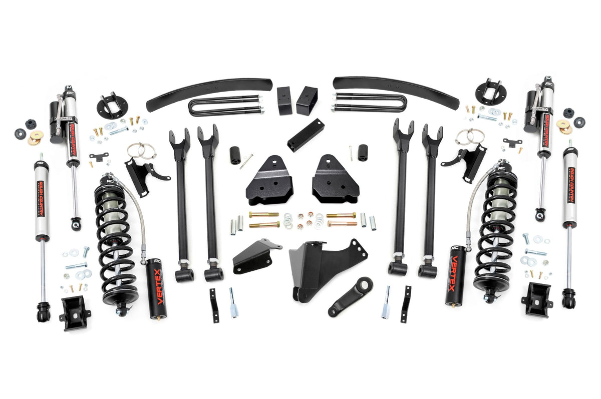 Rough Country 6 Inch Lift Kit | Ford F-250/F-350 Super Duty (05-07) - Gas / Yes / Vertex Reservoir Shocks