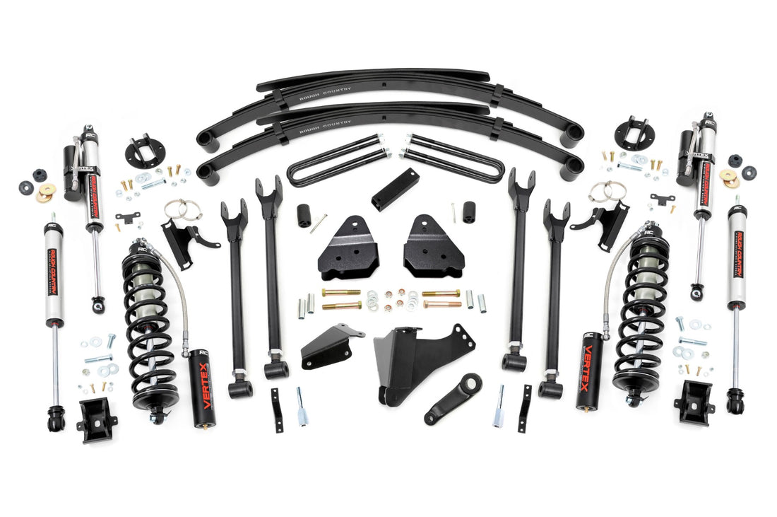 Rough Country 6 Inch Lift Kit | Ford F-250/F-350 Super Duty (05-07) - Gas / Vertex Reservoir Shocks