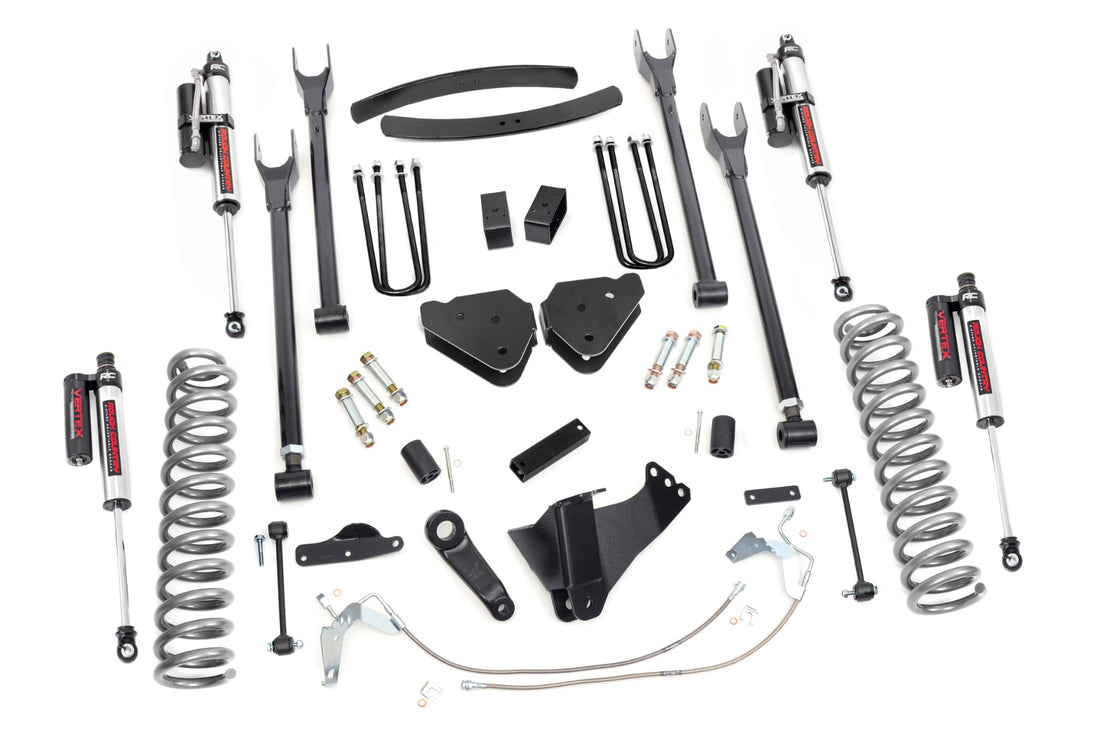 Rough Country 6 Inch Lift Kit | Ford F-250/F-350 Super Duty 4WD (2008-2010) - Gas / Vertex Reservoir