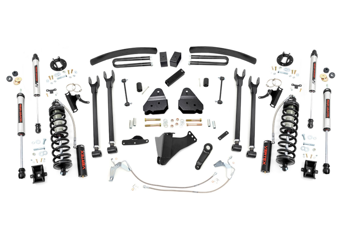Rough Country 6 Inch Lift Kit | Ford F-250/F-350 Super Duty (08-10) - Gas / V2 Monotube Shocks