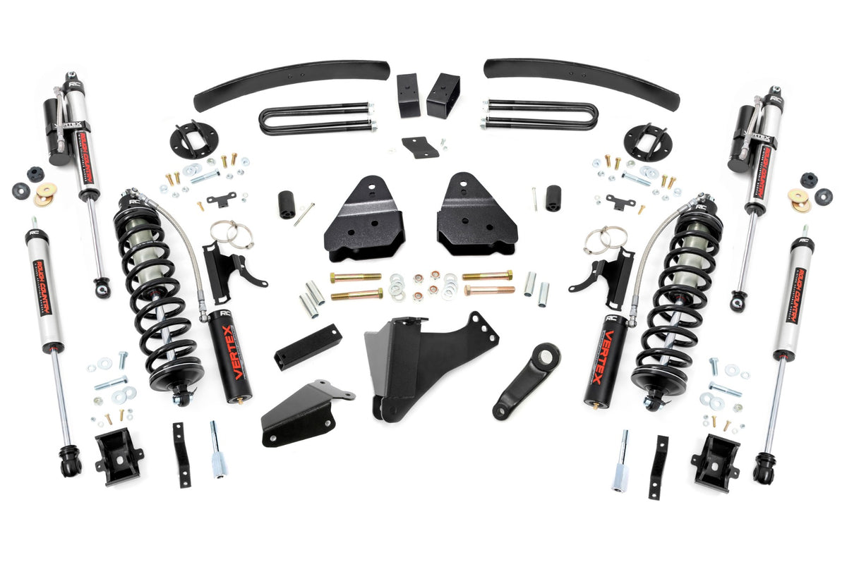 Rough Country 6 Inch Lift Kit | Ford F-250/F-350 Super Duty 4WD (05-07) - Gas / Vertex Reservoir Shocks
