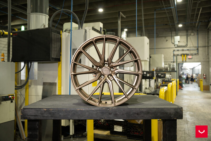 Vossen HF-4T Wheel | 20x10.5 | +42mm Left | 5x120 Bolt Pattern | 64.1 Bore - Satin Bronze