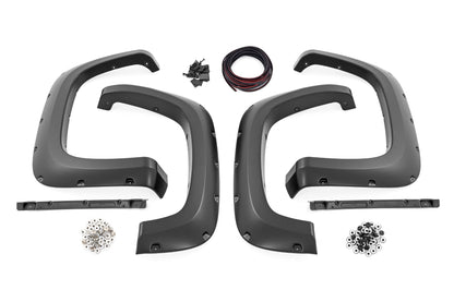 Rough Country Pocket Fender Flares | Chevy Silverado 2500 HD/3500 HD 2WD/4WD (2020-2026)
