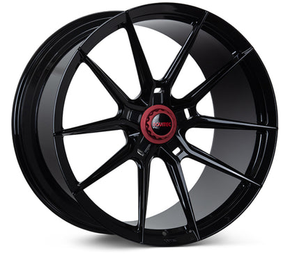 Vossen Novitec NF10 Wheel | 5x4.5 (5x114.3) Bolt Pattern | 22" - Gloss Black / 22x9.5 / +34mm Front