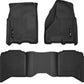 Husky Liners WeatherBeater Front & Second Seat Floor Liners - 3 Piece Fits Many 2009-2024 Dodge, Ram