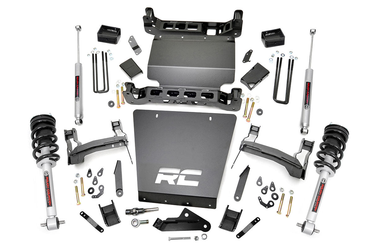 Rough Country 5 Inch Lift Kit | Chevy/GMC 1500 (14-18) - N3 Struts w/N3 Rear Shocks