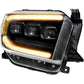XB LED Headlights: Toyota Tundra (14-21 / Amber DRL / Set)