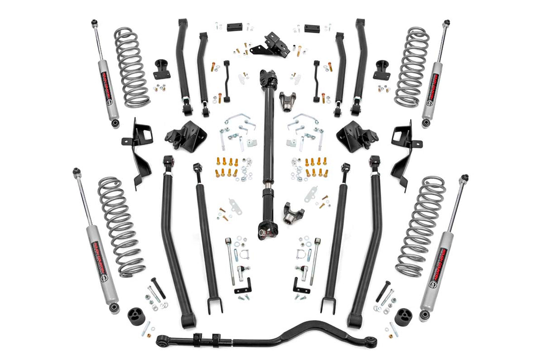 Rough Country 6 Inch Lift Kit | 4-Door | Long Arm | Jeep Wrangler Unlimited JL 4WD (2018-2023)