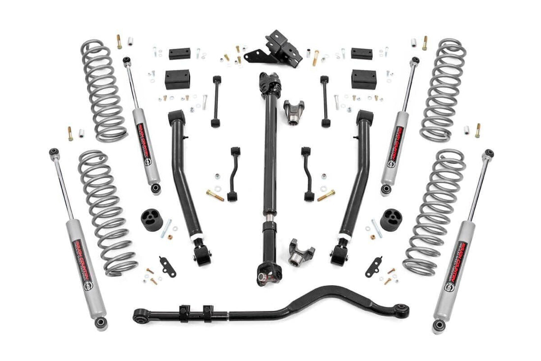 Rough Country 3.5 Inch Lift Kit | 2-Door | Jeep Wrangler JL 4WD (2018-2023) - Non-Rubicon / Premium N3