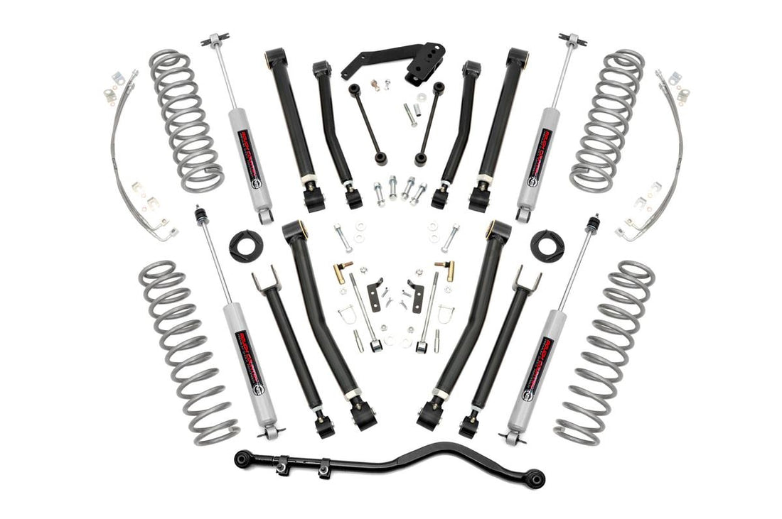 Rough Country 4 Inch Lift Kit | 4-Door | X-Series | Jeep Wrangler JK 2WD/4WD (2007-2018)